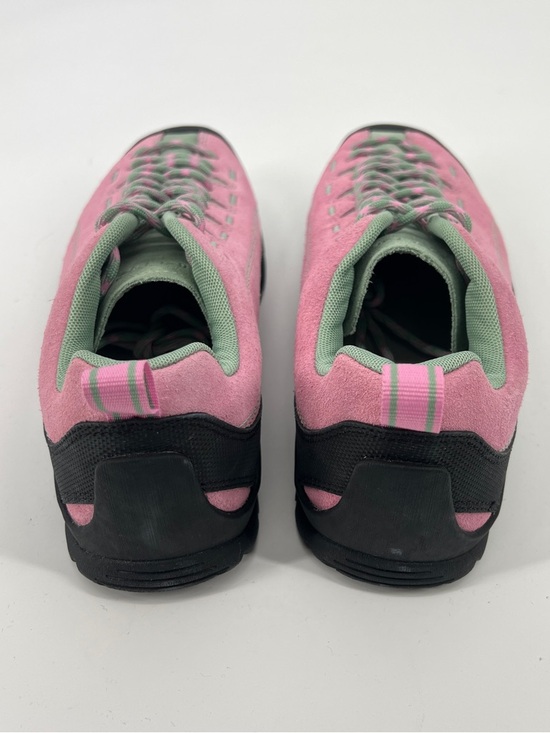 Keen Jasper Women's Pink and Blue Suede Lace-Up Hiking Streetwear Sneakers 9 - Picture 6 of 8
